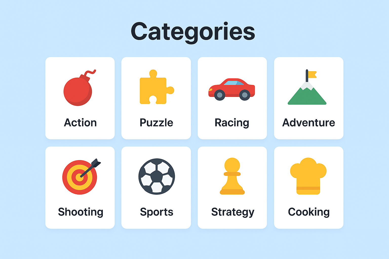 Android Games Categories Game Categories | Explore All Free Online Game Genres